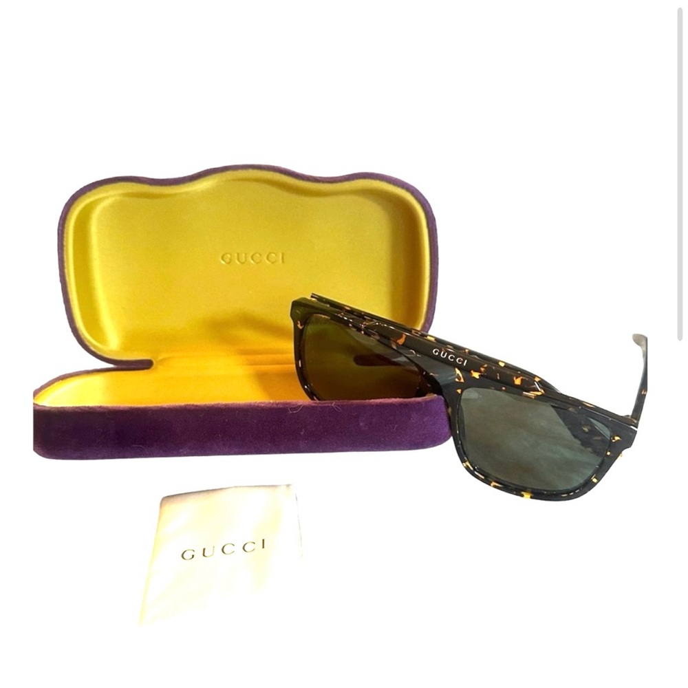 Gucci Sunglasses GG 1039S Unisex Flattop Aviators. NEW w/o Tags - Picture 4 of 12